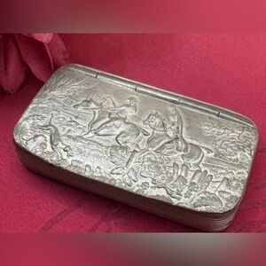 James Dixon & sons Sheffield l1457 silver pewter/pill box- rare